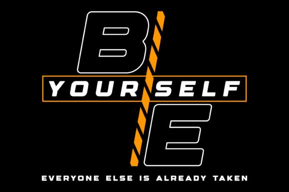 Be Yourself Streetwear Graphic Design: Bold Visuals