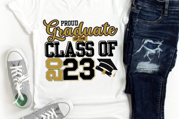 Celebrate with the Proud Graduate 2023 Tshirt Graphic PNG