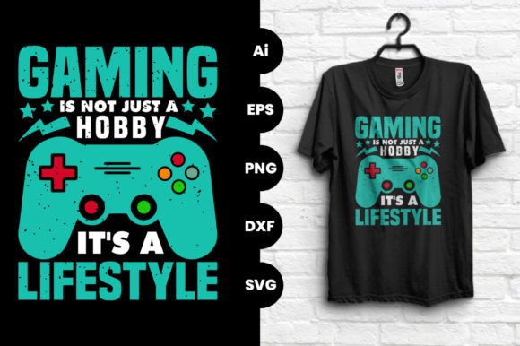 Funny Vector Graphic Gaming T-shirt: Design Assets for Creators