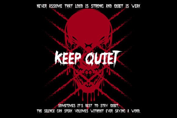 Keep Quiet Streetwear Graphic Design: The Modern Edge