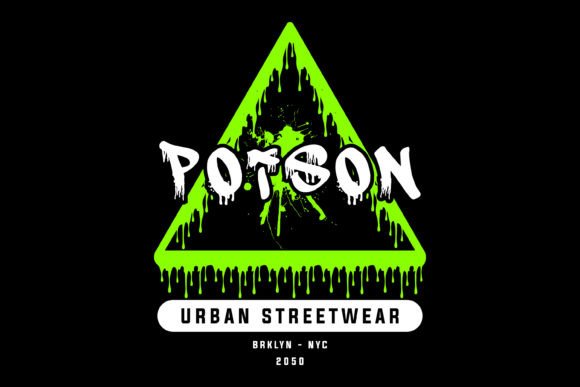 Poison Streetwear: Bold Graphics for an Edgy Brand Identity