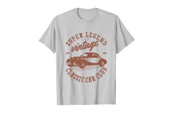 Rev Up Your Designs with a Vintage Classic Car Graphic